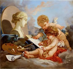 Cupids. Allegory of Painting.