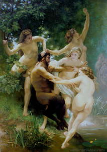 Nymphs and Satyr