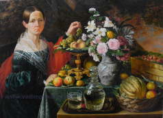 Portrait of an Unknown Woman with Fruit